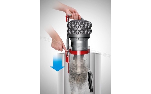 DYSON Big Ball Up Top 2 - Vidage du bacc (cr&eacute;dit : Boulanger)