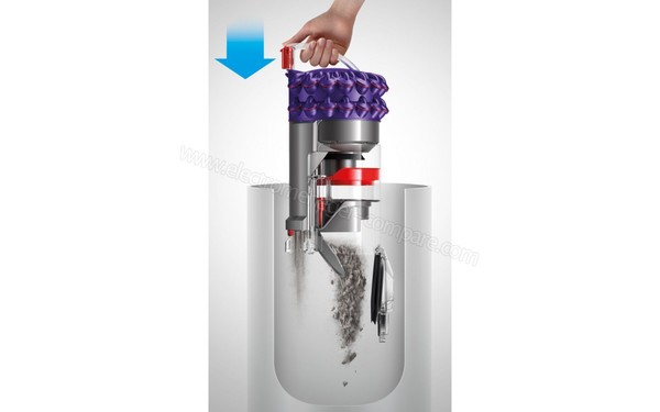 DYSON Cinetic Big Ball Parquet 2 + - Vidange (cr&eacute;dit : Boulanger)