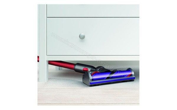 DYSON V10 Motorhead - Brosse principale articul&eacute;e (cr&eacute;dit : Darty)
