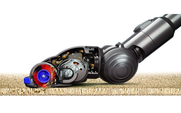 DYSON DC36 Carbon Fibre - Fonctionnement de la brosse rotative
