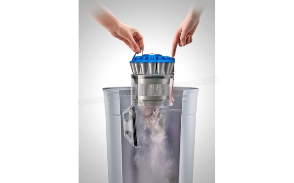DYSON DC37 Allergy - Vidage du bac
