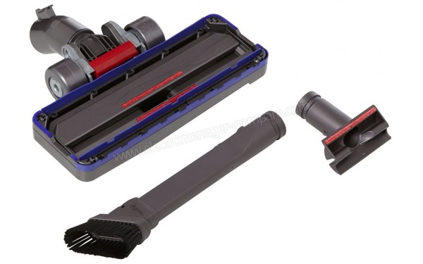 DYSON DC37C Allergy - Brosse et accessoires vue de dessous