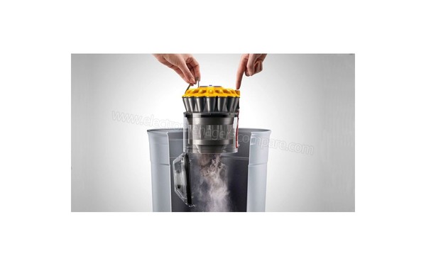 DYSON DC37C Parquet + Stubborn - Vidage du bac