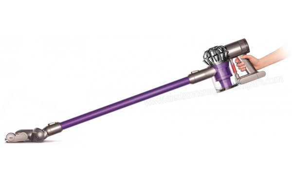 DYSON DC62 AnimalPro - Vue de profil (utilisation balai N&deg;3)