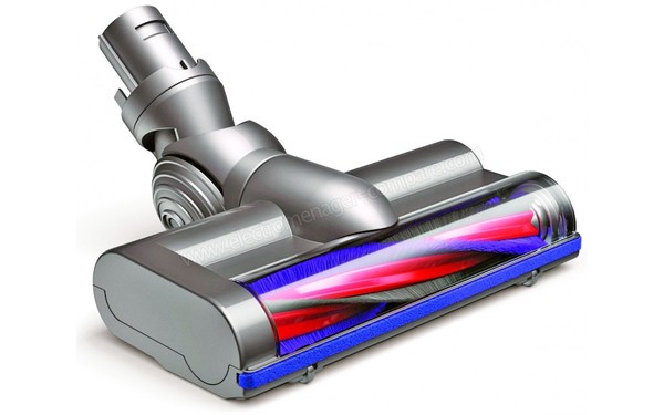 DYSON DC62 v2 - Brosse de sol vue de 3/4 de chauche