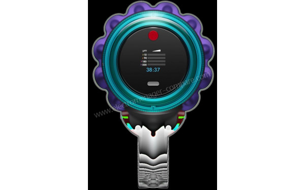 DYSON Gen5detect Absolute Gris - Ecran digital