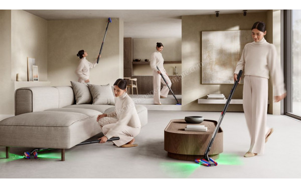 DYSON Pencilvac Fluffycones - Mise en situation