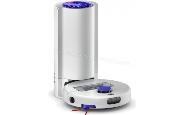 DYSON R1 Nurovi dry - Vue de 3/4 gauche sur la station de chargement