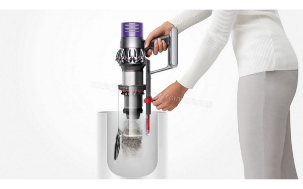 DYSON V10 Fluffy Gris - Vidage hygi&eacute;nique