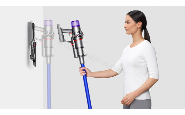 DYSON V11 Motorhead - Vue du support de chargement (cr&eacute;dit : Boulanger)