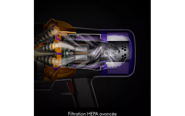 DYSON V15 Detect Absolute 2026 - Filtration HEPA avanc&eacute;e