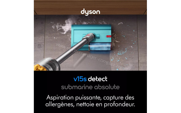 DYSON V15s Detect Submarine 2026 - Mise en situation