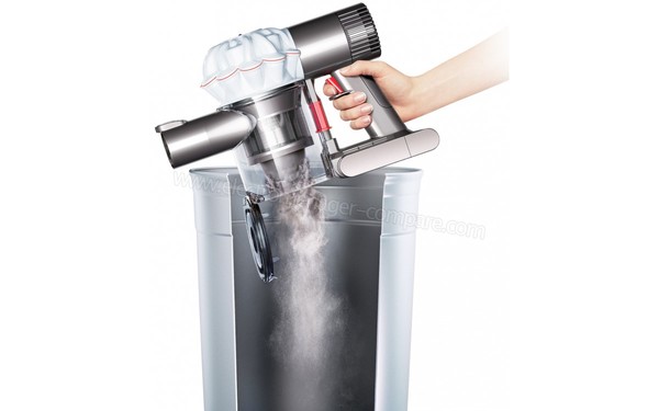 DYSON V6 Cord-Free - Vidage du bac