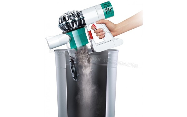 DYSON V6 Mattress - Vidage du bac