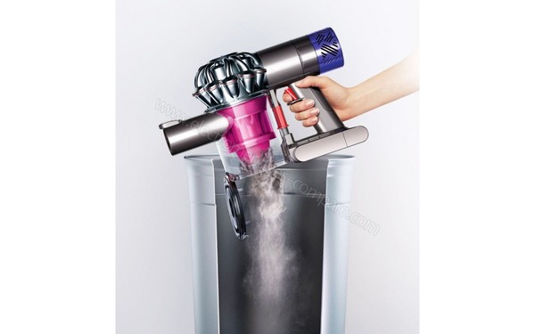 DYSON V6 Motorhead - Vidage du bac