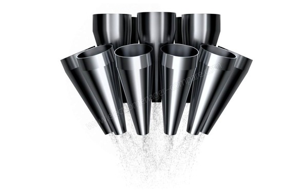 DYSON V6 + - Vue des cyclones (cr&eacute;dit : Boulanger)