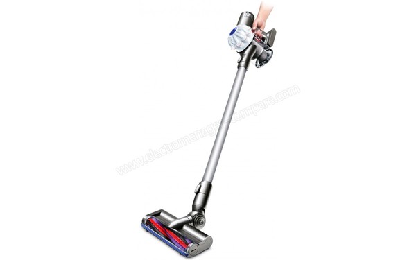 DYSON V6 Slim Pro - Vue 3/4 droite n&deg;2 (cr&eacute;dit : Boulanger)