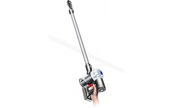 DYSON V6 Slim Pro - Vue 3/4 gauche (cr&eacute;dit : Boulanger)