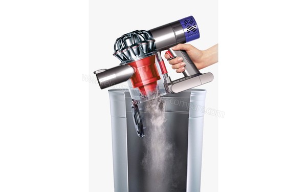 DYSON V6 Total Clean - Vidage du bac