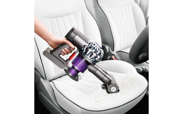 DYSON V6 Trigger + Violet - Vue 3/4 gauche