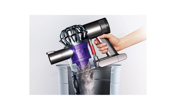 DYSON V6 Trigger + Violet - Vidage du bac
