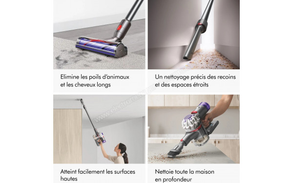 DYSON V7 Advanced - Mise en situation
