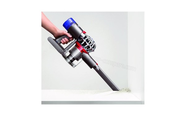 DYSON V7 Animal Extra import - Vue 3/4 gauche avec suceur long