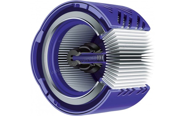 DYSON V7 Fluffy - Filtre apr&egrave;s moteur (cr&eacute;dit : Boulanger)