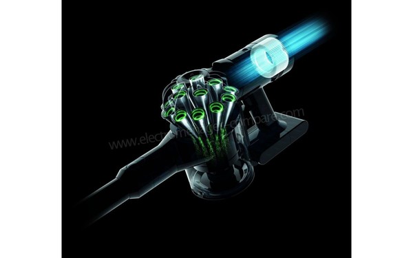 DYSON V8 Absolute - Syst&egrave;me d'aspiration n&deg;2 (cr&eacute;dit : Boulanger)