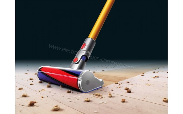 DYSON V8 Absolute - Brosse rouleau Fluffy (cr&eacute;dit : Boulanger)