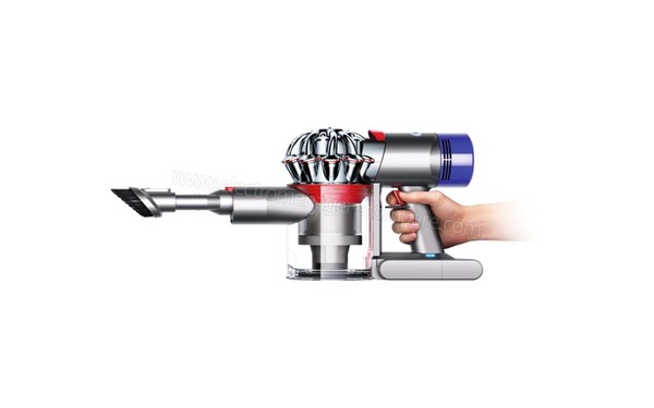 DYSON V8 Absolute - Vue de profil corps seul (cr&eacute;dit : Boulanger)