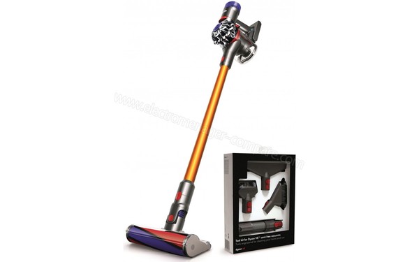 DYSON V8 Full Clean - Vue d'ensemble (cr&eacute;dit : Boulanger)