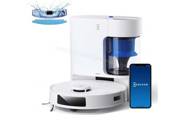 ECOVACS DEEBOT N20 PLUS Blanc - Vue d'ensemble