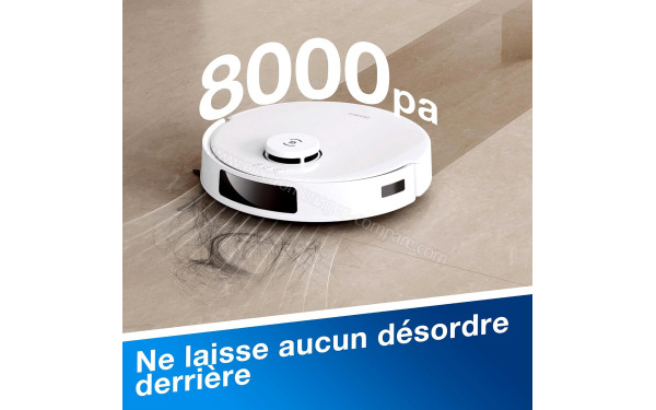 ECOVACS DEEBOT N20 PLUS Blanc - Puissance d'aspiration