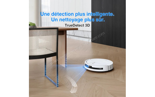 ECOVACS DEEBOT T50 OMNI Gen3 Blanc - TrueDetect 3D