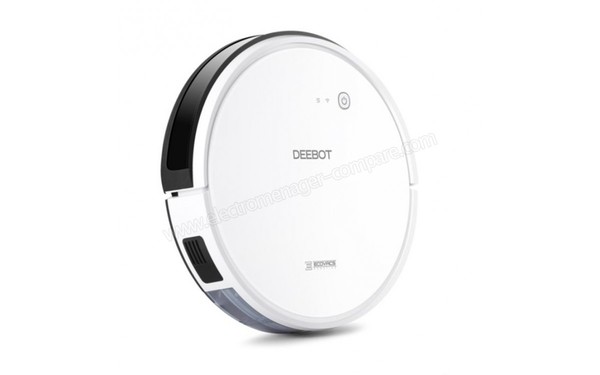 ECOVACS DEEBOT 600 - Vue 3/4 gauche  (cr&eacute;dit : Boulanger)