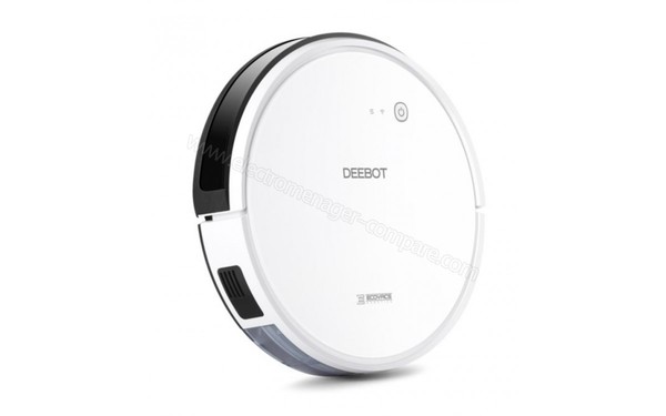 ECOVACS DEEBOT 605 - Vue 3/4 gauche  (cr&eacute;dit : Boulanger)