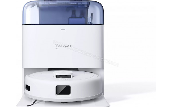 ECOVACS DEEBOT Mini EU Bleu - Vue de face sur la base de chargement