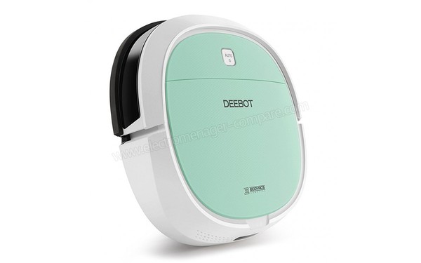 ECOVACS DEEBOT Mini - Vue 3/4 gauche appareil relev&eacute;