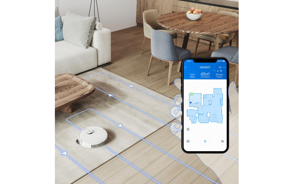 ECOVACS DEEBOT N8 Blanc - Mise en situation