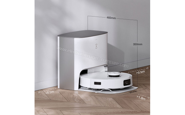 ECOVACS DEEBOT T10+ - Dimensions