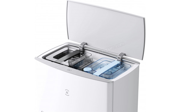 ECOVACS DEEBOT T20 OMNI - Vue des r&eacute;servoirs