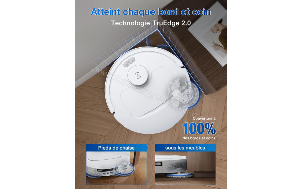 ECOVACS DEEBOT T30C Omni Blanc - Technologie TruEdge 2.0