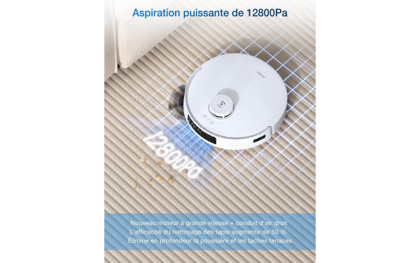 ECOVACS DEEBOT T30C Pro Omni Blanc - Puissance d'aspiration