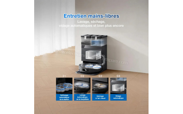 ECOVACS DEEBOT T30e Omni Noir - Mise en situation