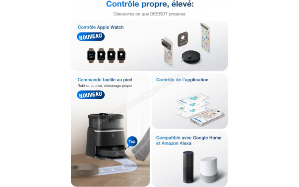 ECOVACS DEEBOT T30 OMNI Noir - Mise en situation