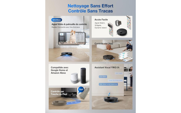 ECOVACS DEEBOT T30S Pro Omni Noir - Mise en situation