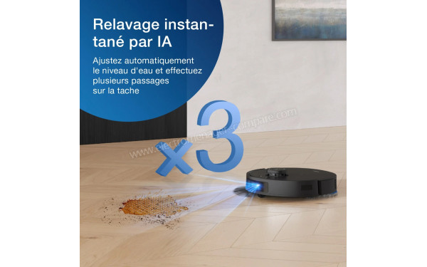 ECOVACS DEEBOT T30S Pro Omni Noir - Relavage instantan&eacute; par IA