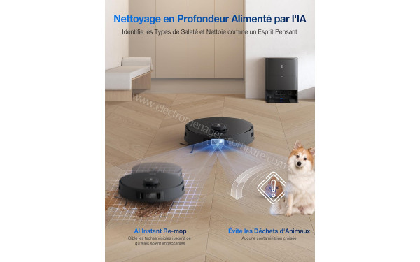 ECOVACS DEEBOT T30S Pro Omni Noir - Mise en situation