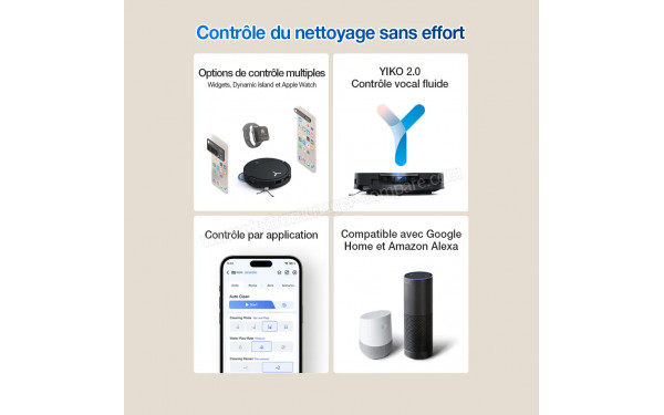 ECOVACS DEEBOT T50 Omni Gen2 Noir - Mise en situation